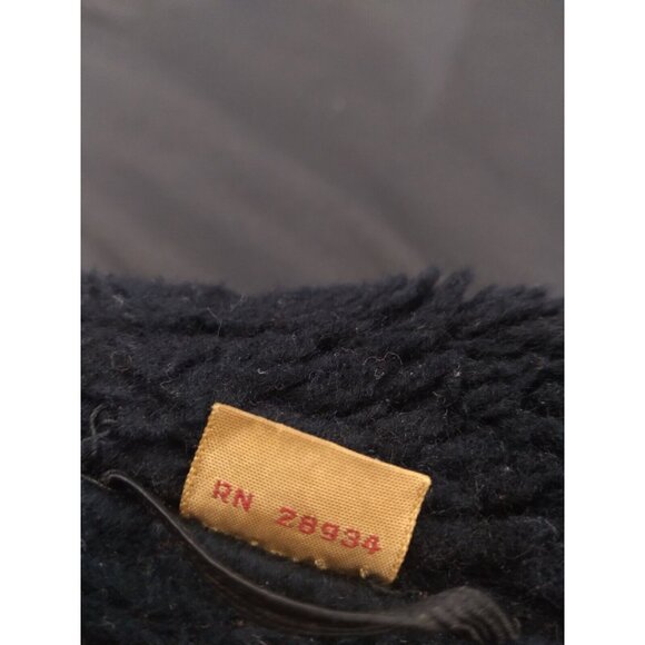 Vtg Retro BB Lorry Repurpose Shearling Coat Mens SZ 42 Regular Brown Lamb Suede - Picture 14 of 16